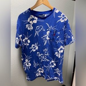 Polo by Ralph Lauren Blue Floral T-Shirt
